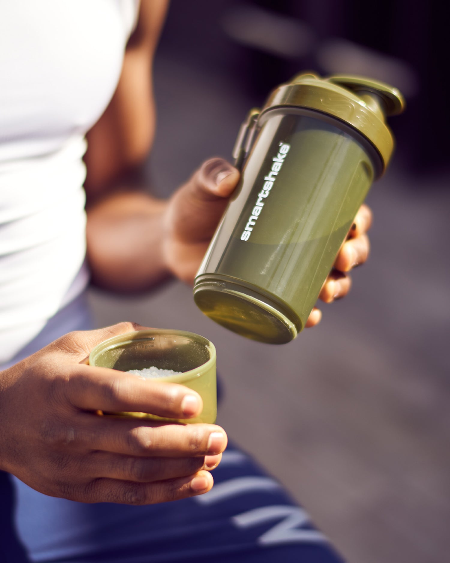 smartshake-original2go-one-shaker-800-ml-army-green image 4