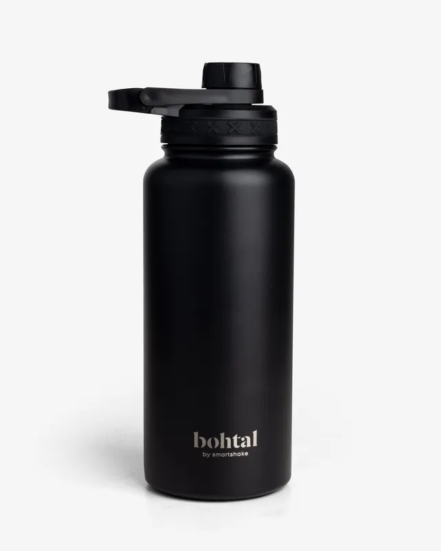 smartshake-insulated-sports-bottle-black-edelstahl-trinkflasche-960-ml image 1