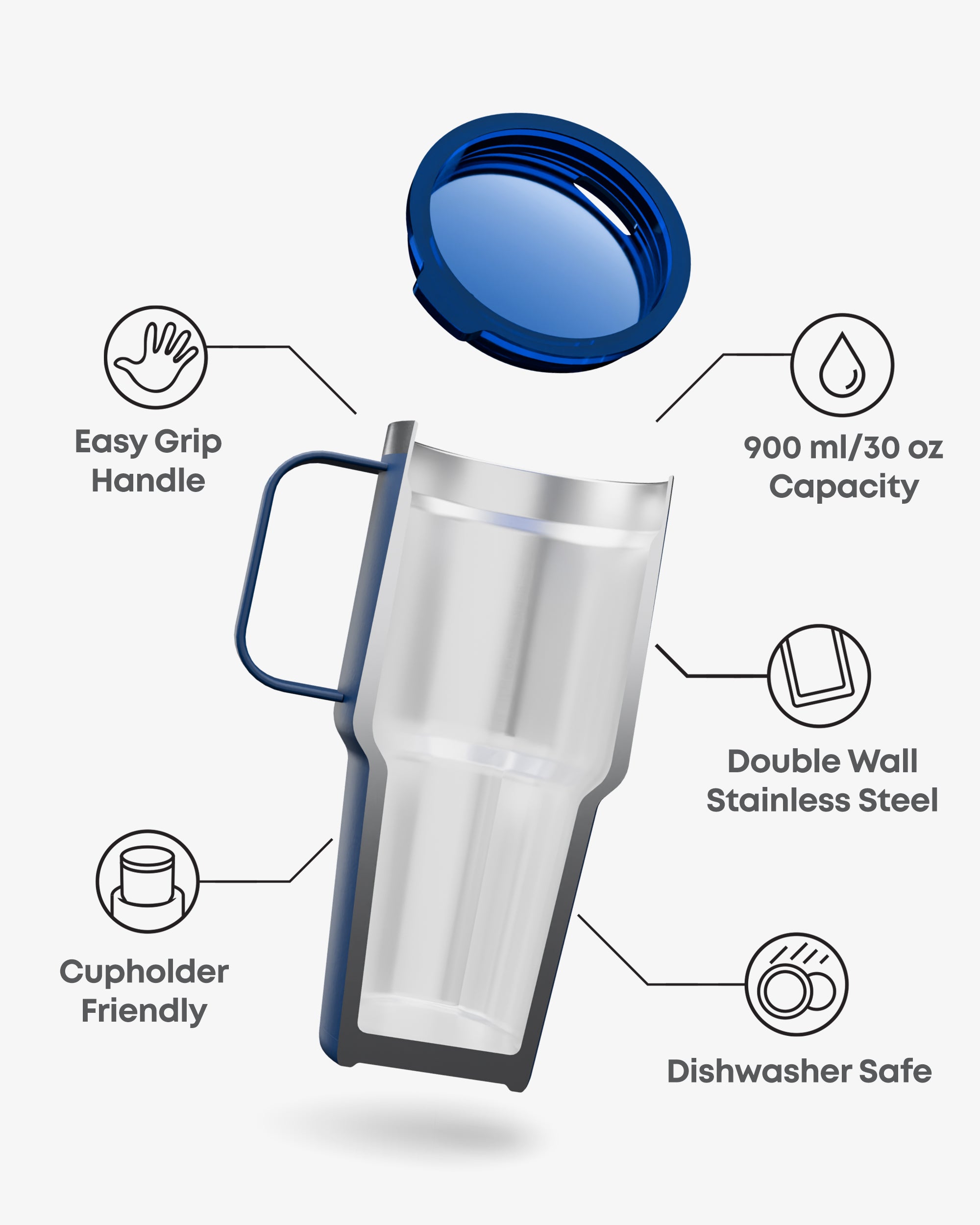 smartshake-bohtal-nomad-tumbler-superman-900-ml image 2