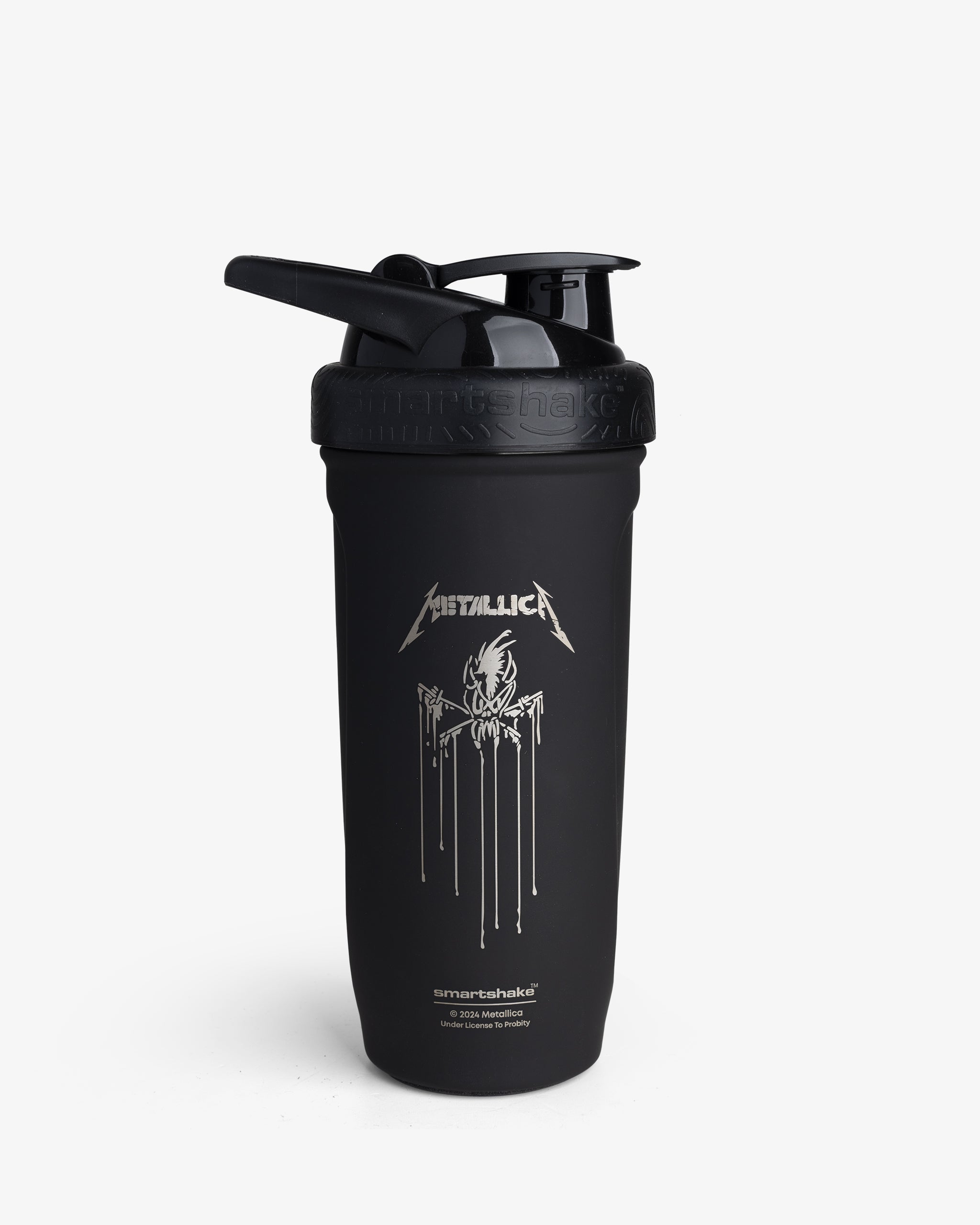 smartshake-reforce-stainless-steel-shaker-900-ml-metallica-scary-guy image 1