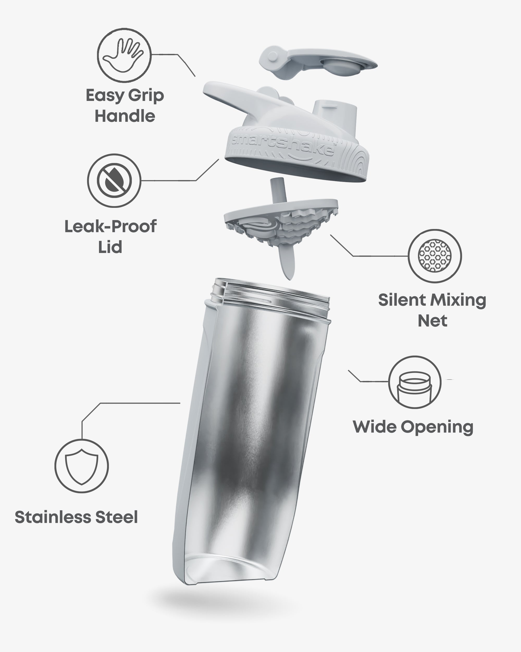smartshake-reforce-stainless-steel-pennywise-trinkflasche-900-ml image 2