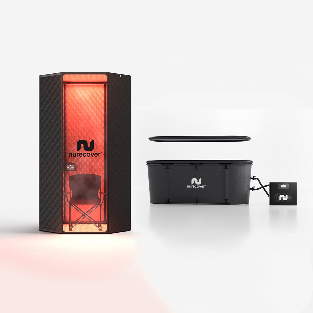nurecover-elite-bundle-saunapro-eisbad-plunge-chiller-set image 2