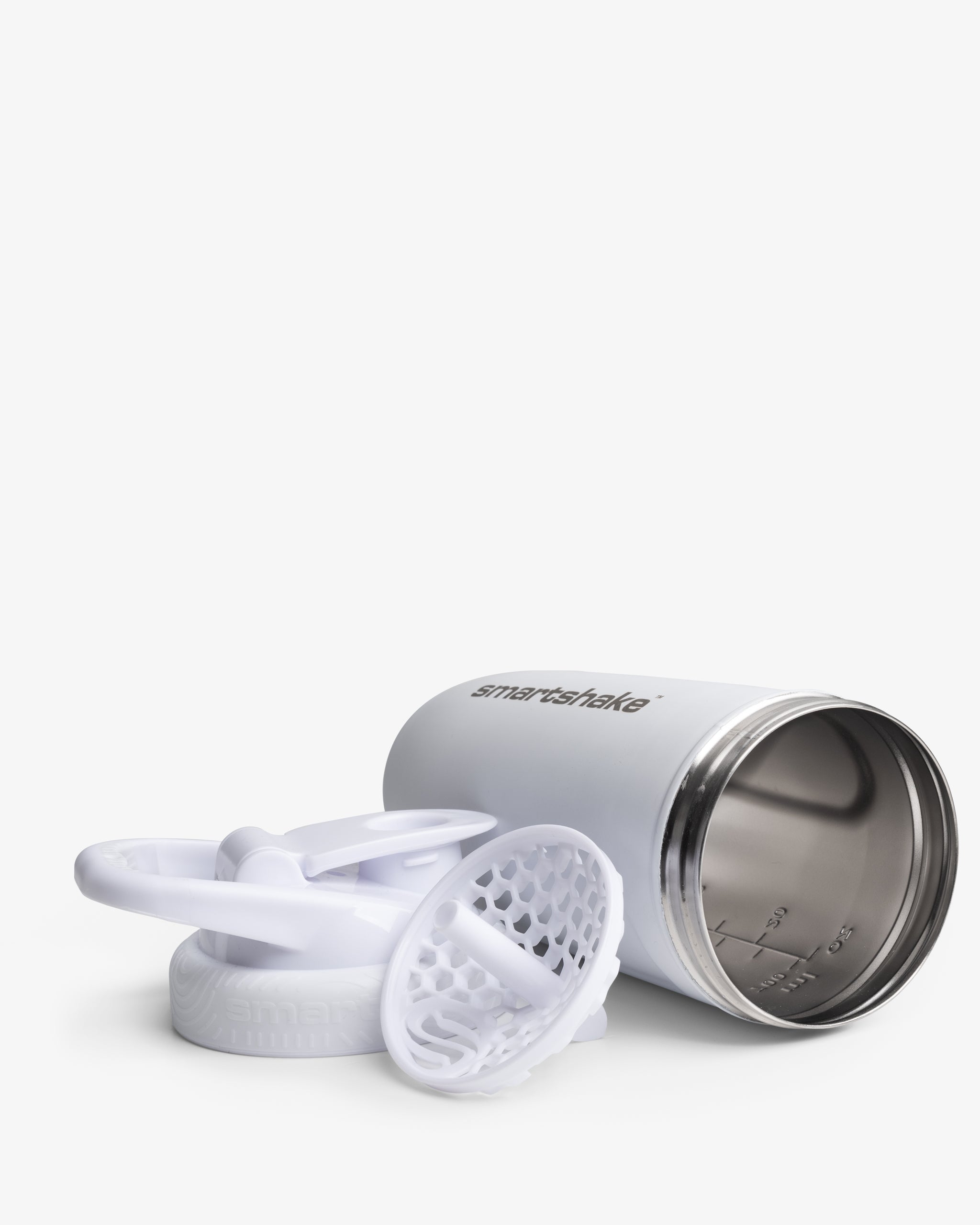 smartshake-reforce-stainless-steel-shaker-white-900-ml image 2