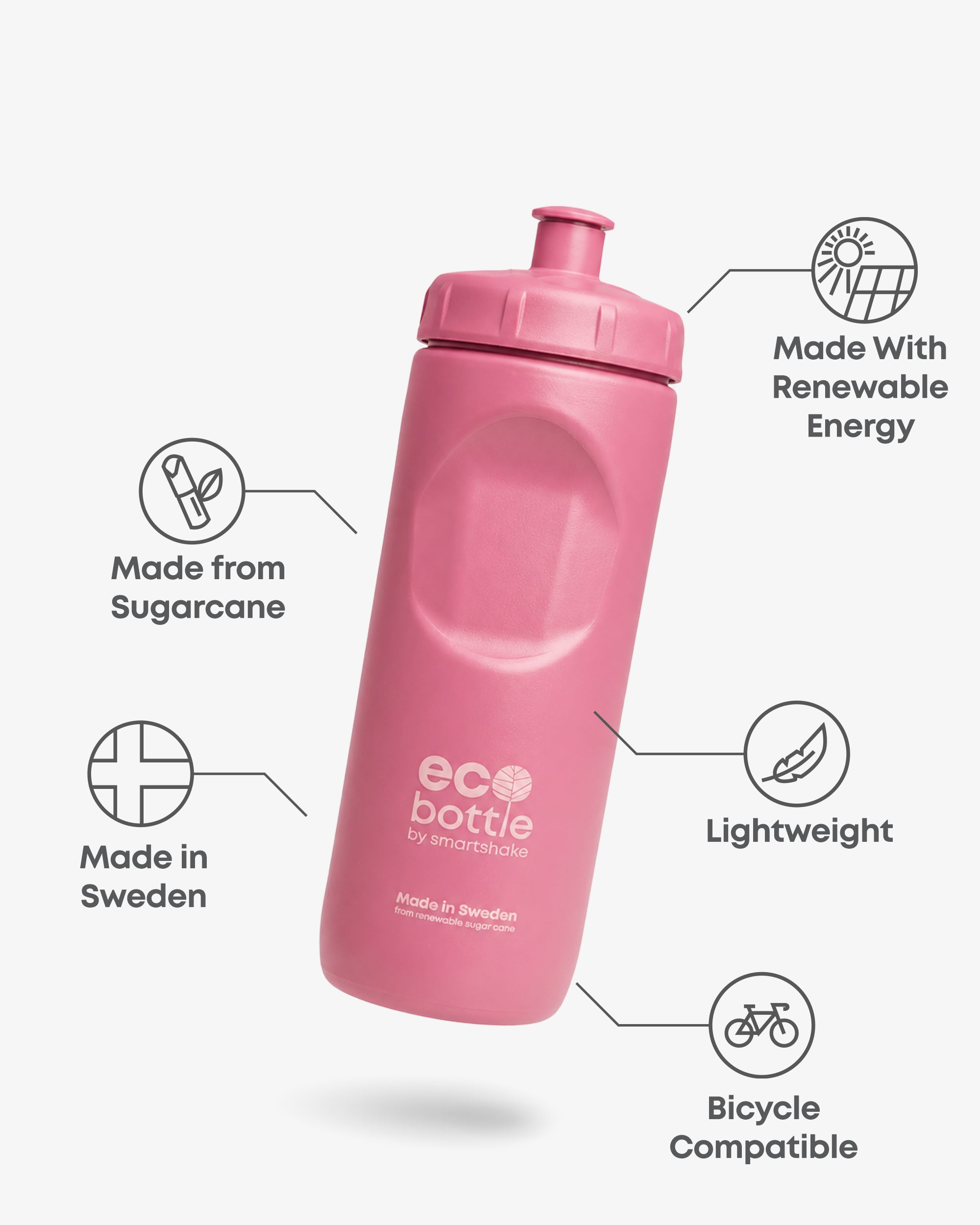 smartshake-ecobottle-500-squeeze-deep-rose-trinkflasche-500-ml image 2