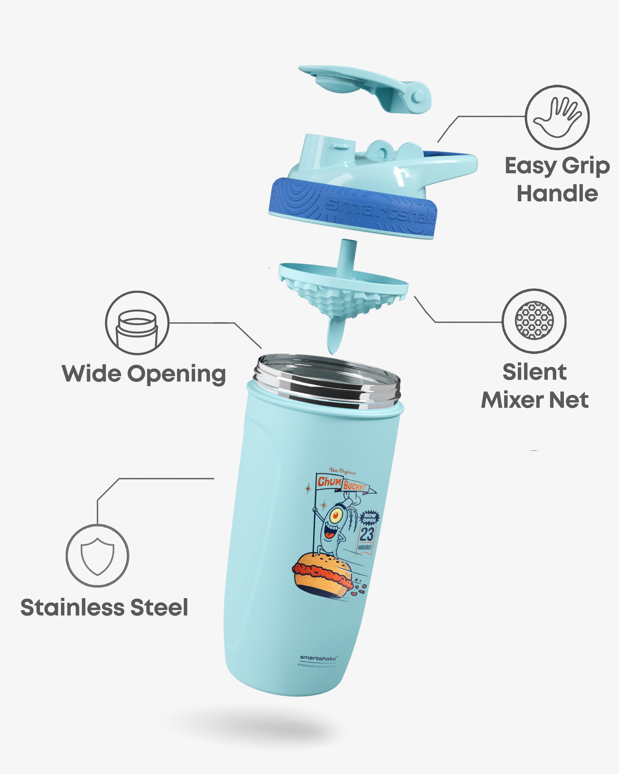smartshake-reforce-stainless-steel-shaker-900-ml-chum-bucket image 2