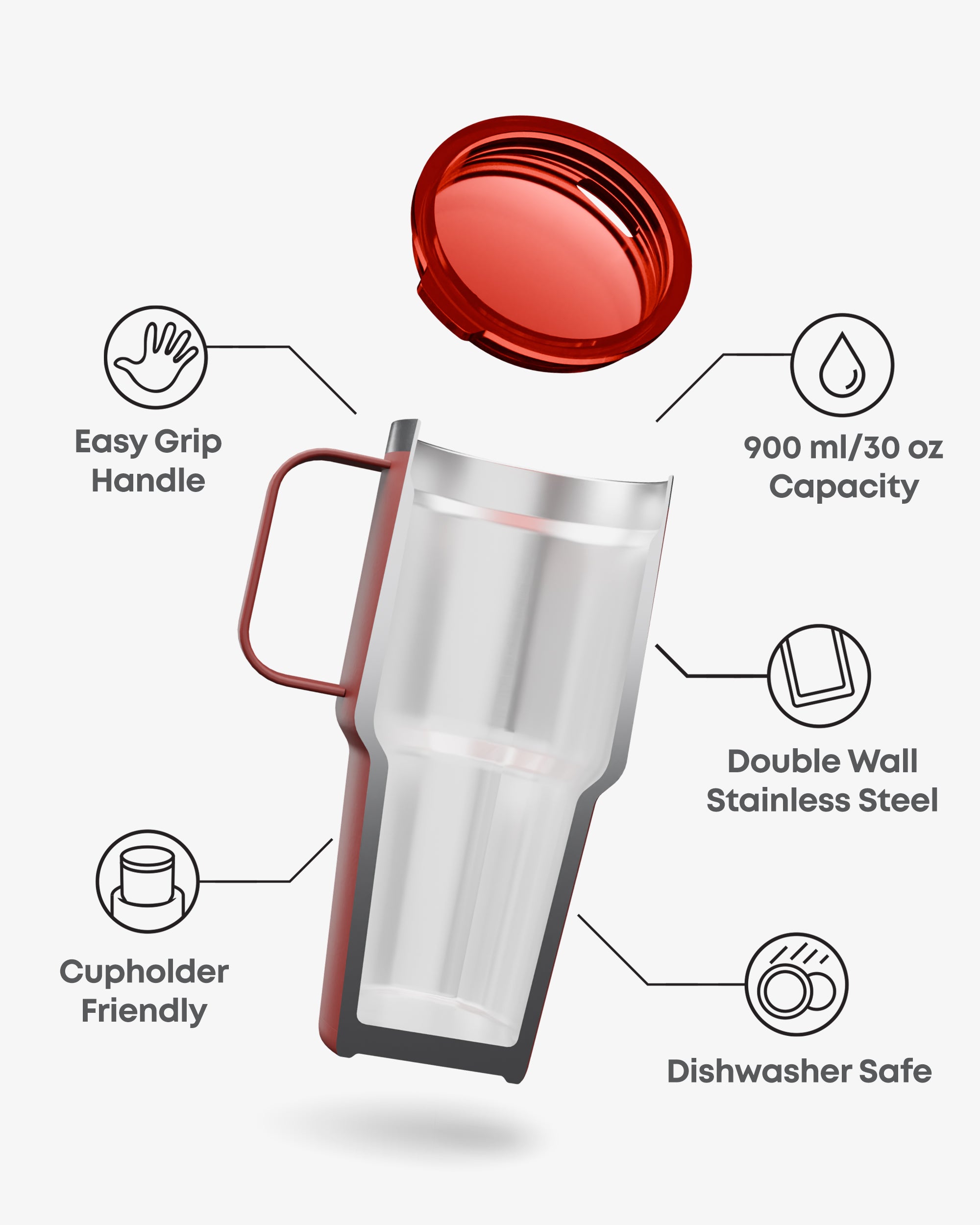 smartshake-insulated-nomad-tumbler-900-ml-gryffindor image 2