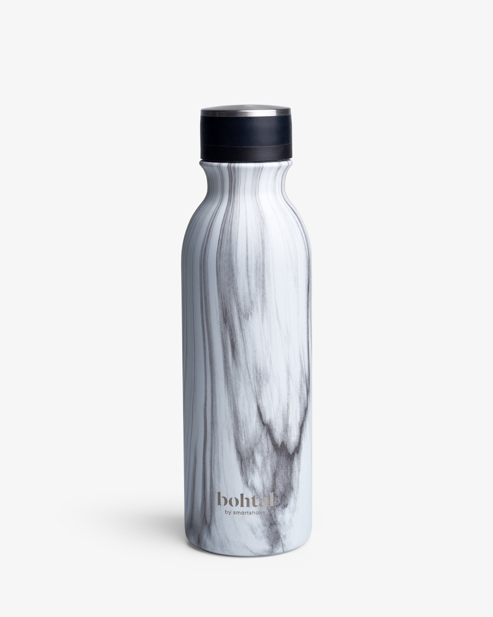 smartshake-bohtal-flask-white-marble-trinkflasche-600-ml image 1
