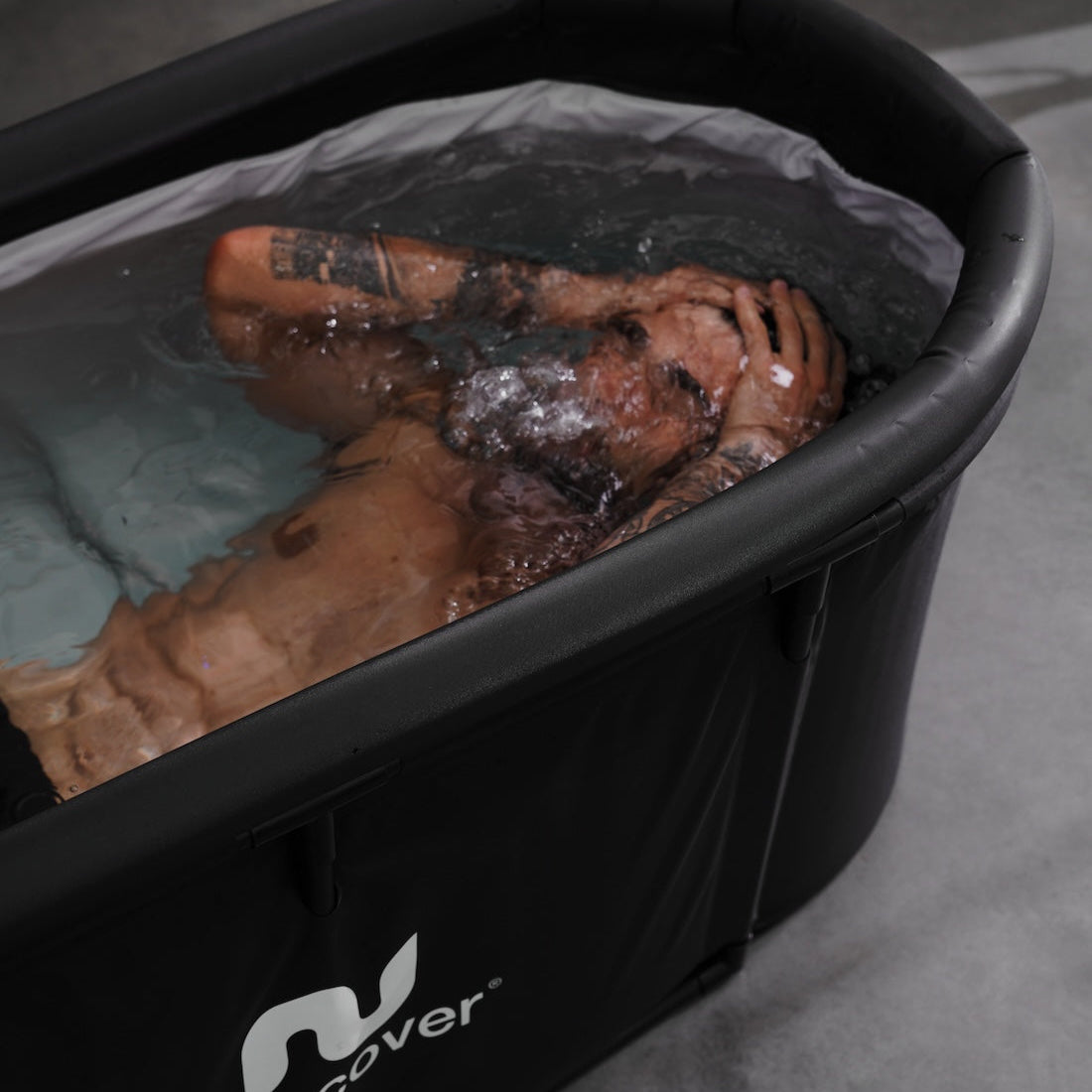 nurecover-elite-bundle-saunapro-eisbad-plunge-chiller-set image 5