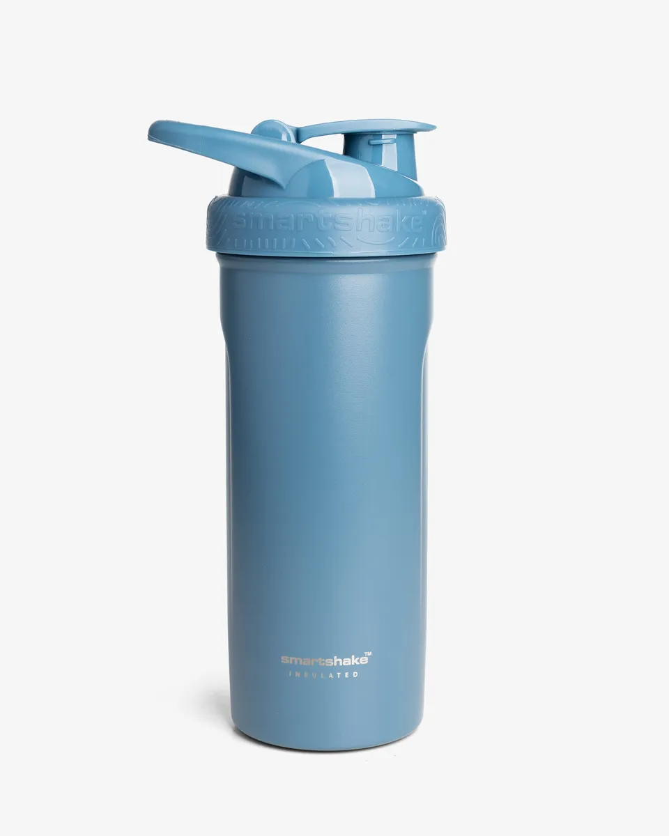 smartshake-insulated-steel-shaker-faded-blue-750-ml image 1