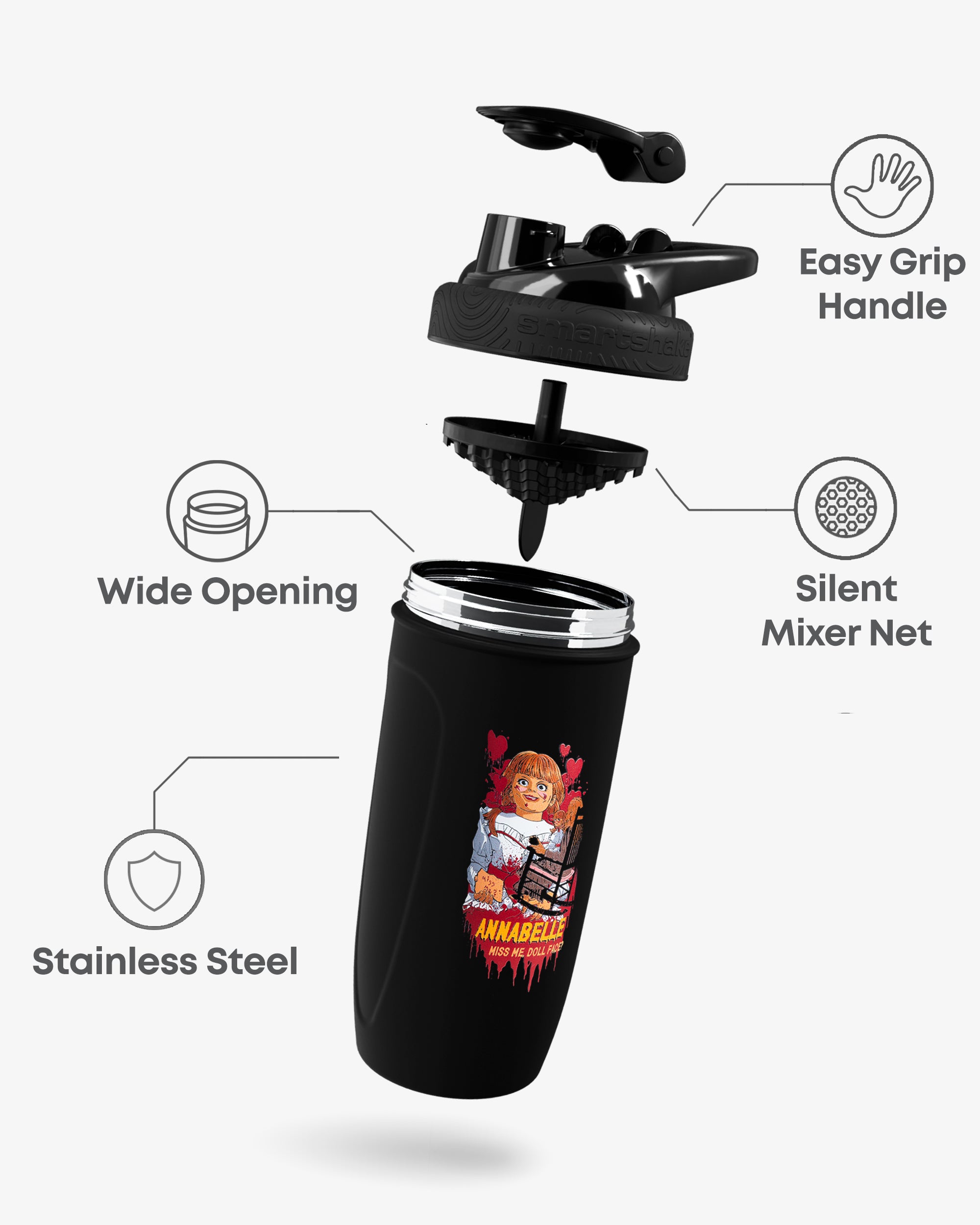 smartshake-reforce-stainless-steel-shaker-900-ml-annabelle image 2