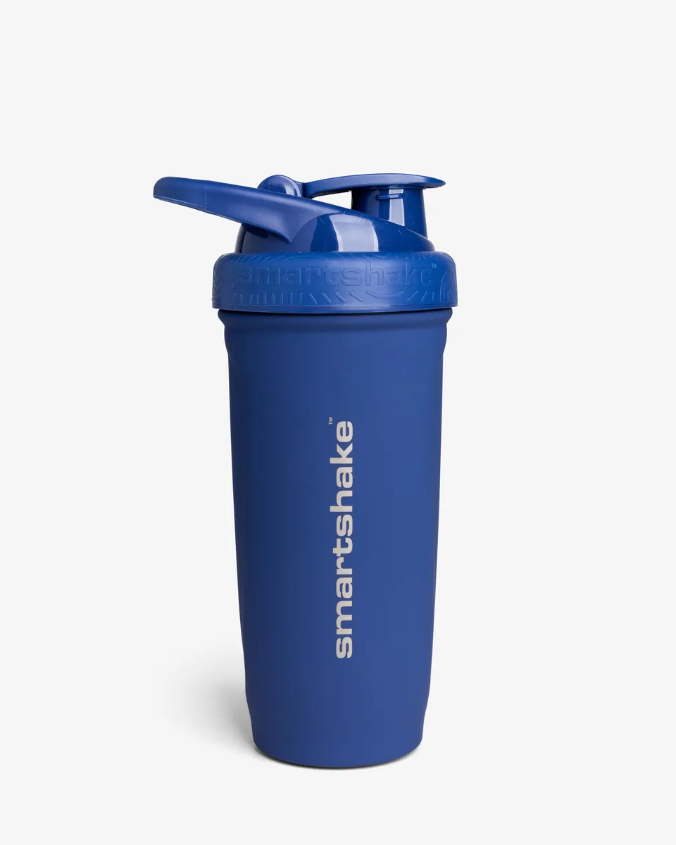 smartshake-reforce-stainless-steel-shaker-900-ml-navy-blue image 1