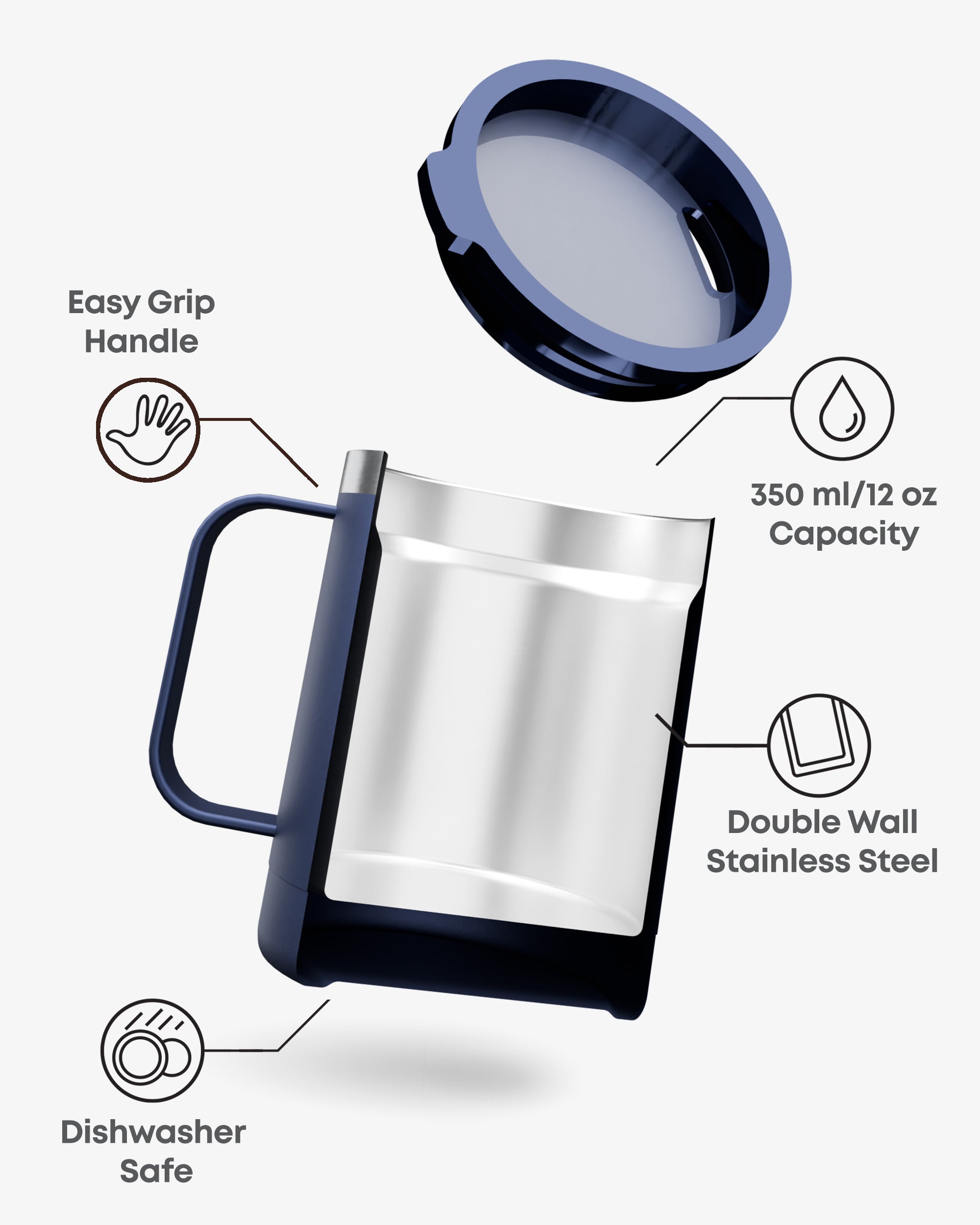 smartshake-bohtal-insulated-coffee-mug-ravenclaw-350-ml image 2
