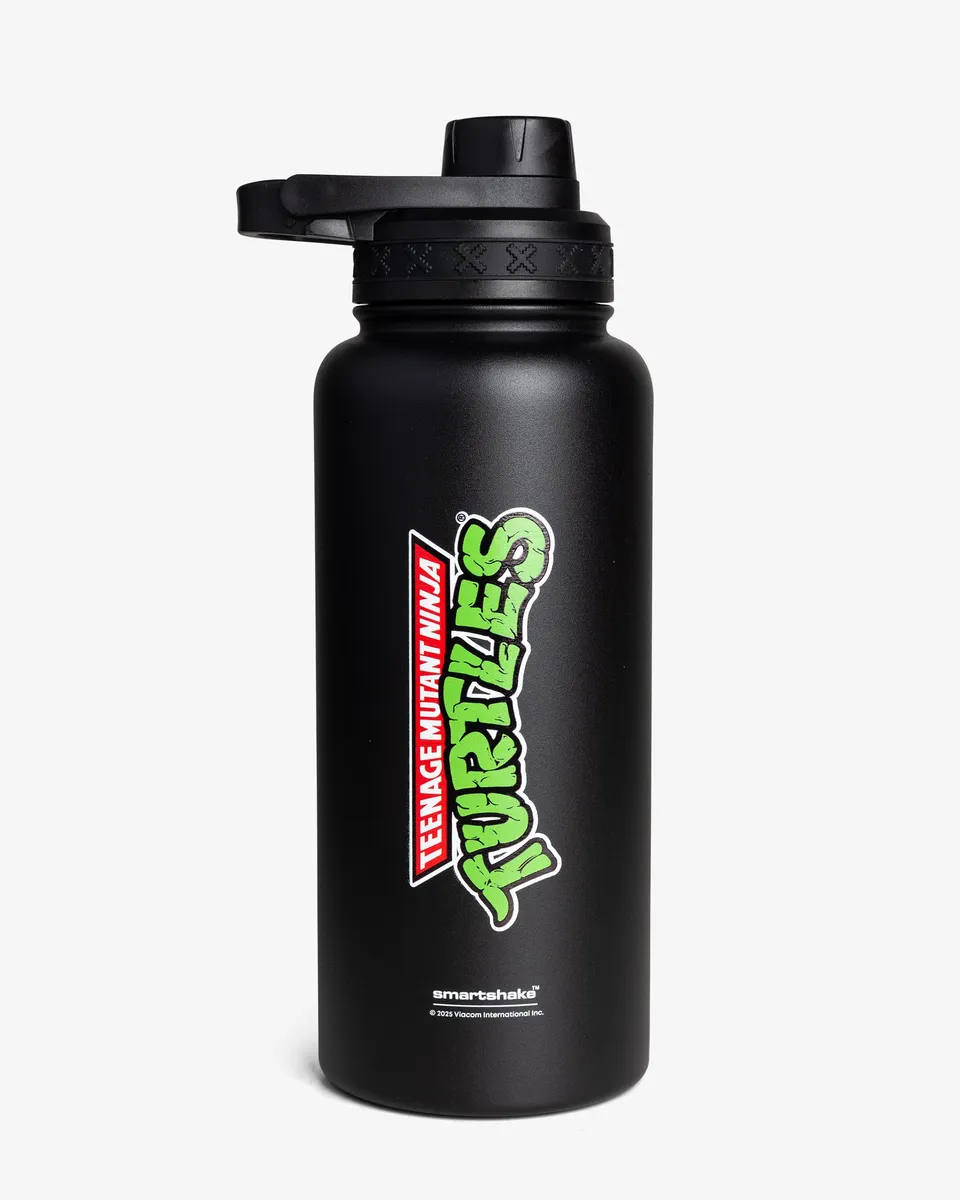 smartshake-bohtal-insulated-sports-bottle-960-ml-tmnt-black image 1