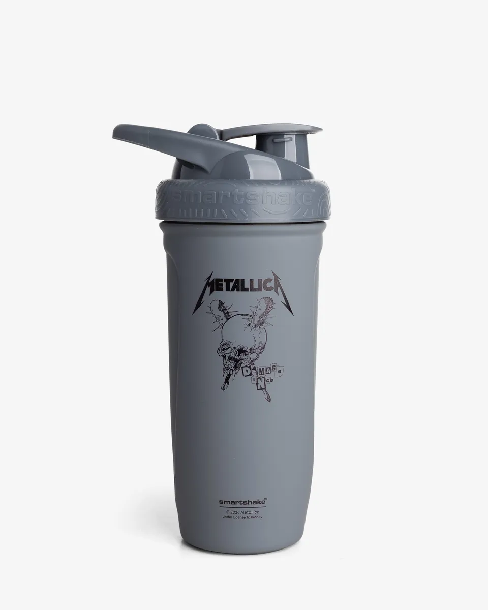 smartshake-reforce-stainless-steel-shaker-metallica-damage-inc-900-ml image 1