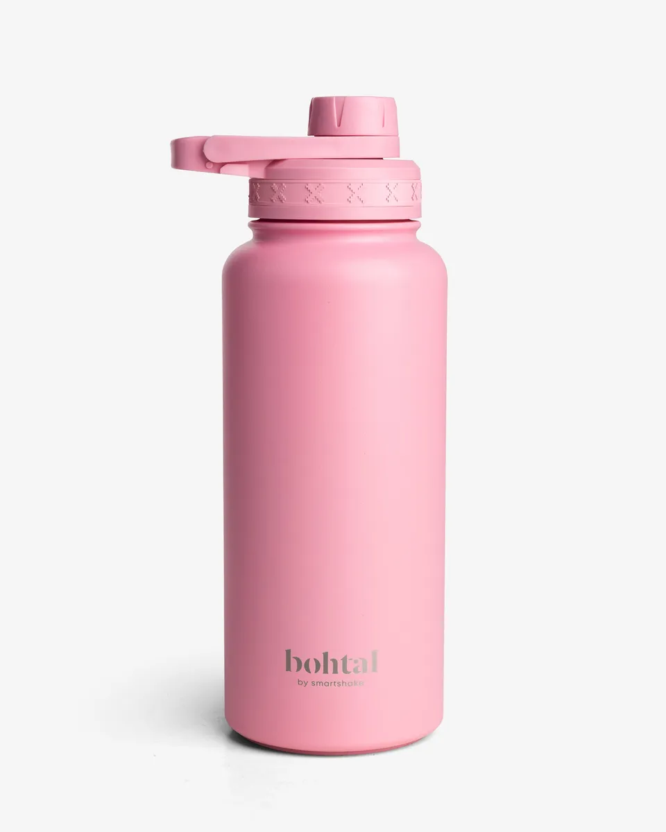 smartshake-bohtal-insulated-sports-bottle-pink-960-ml image 1