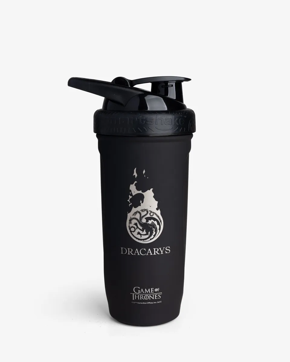 smartshake-reforce-stainless-steel-shaker-900-ml-dracarys image 1