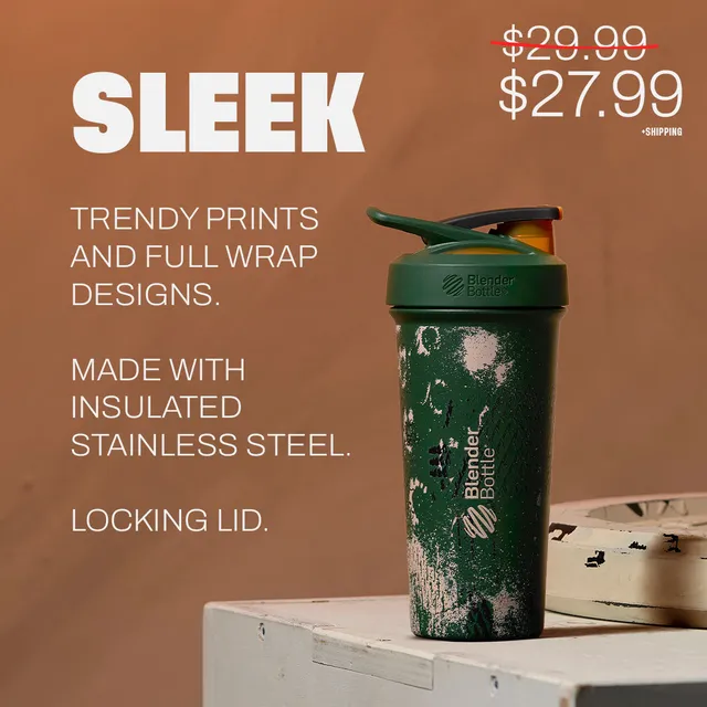 blenderbottle-the-shaker-club-stainless-sleek-shaker-edelstahl image 1