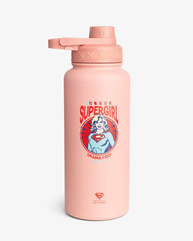 smartshake-bohtal-insulated-sports-bottle-supergirl-no-drama-960-ml image 1
