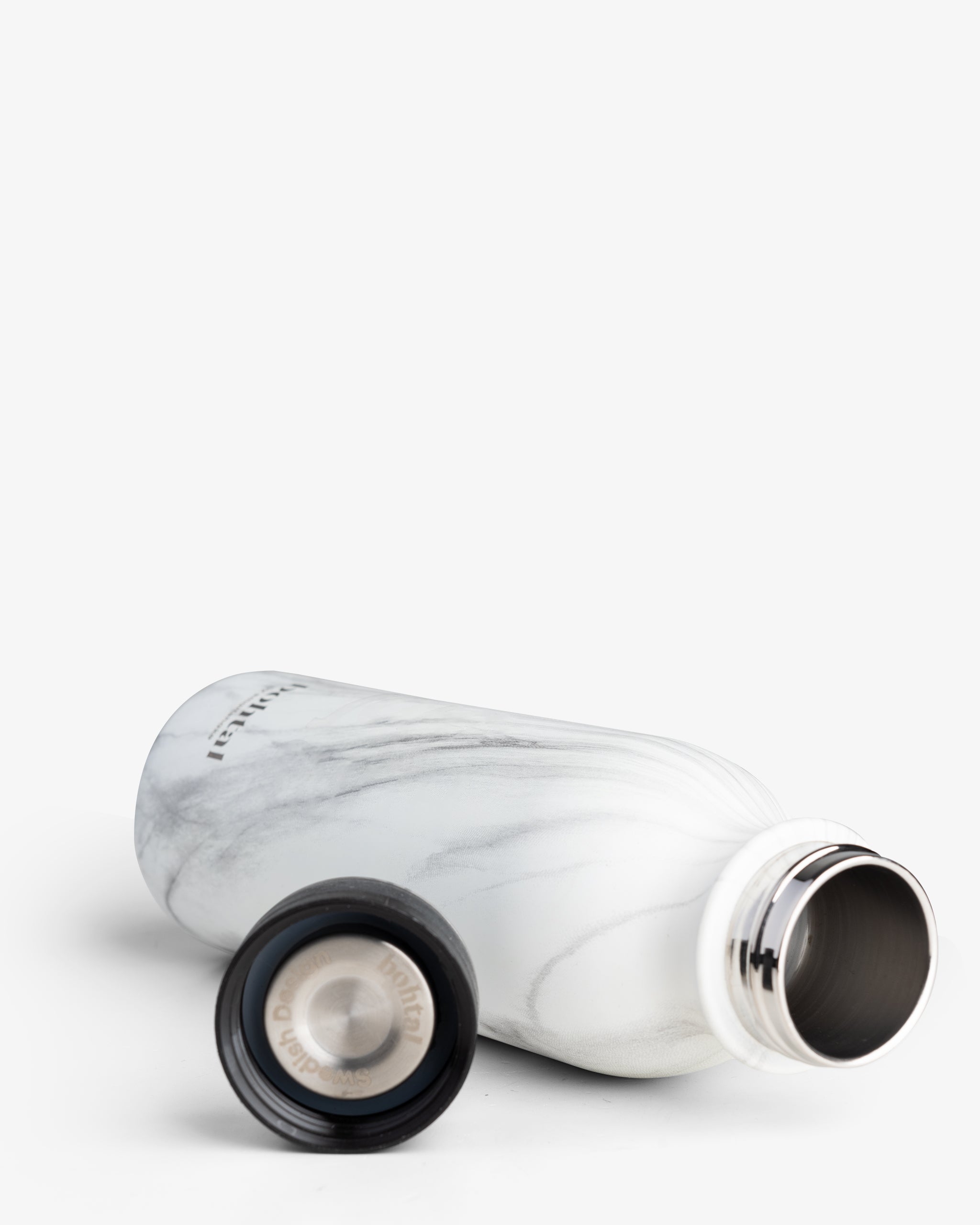 smartshake-bohtal-flask-white-marble-trinkflasche-600-ml image 2
